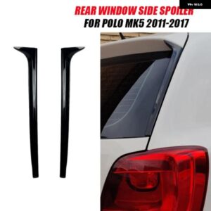 VW フォルクスワーゲン ポロ MK5 6R 6C 2011 - 17 リアウィンドウフィンモールディングサイドスポイラー ウィング トリム
