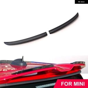 リアスポイラー エクステンションリップフィンミニクーパーF56 F55 2014+ S /JCWスポイラー レッドカーボンブラックカラーオートパーツ スタイリング