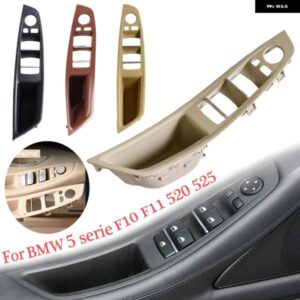 BMW F10 F11 520D 520I 2011-2013 ドアインナーハンドル 左フロント インテリア ドア パネル 運転席 ボタン スイッチ フレーム 収納