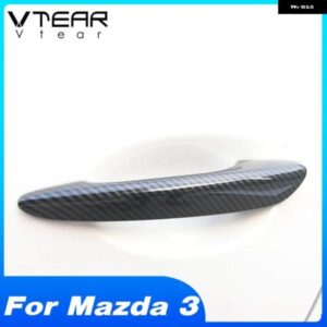 マツダ3 BP アクセサリー 車 ドアハンドル カバー トリム ABS クローム 外装 カスタム ステッカー カー スタイリング 2019-2022