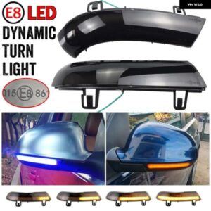 2XダイナミックブリンカーウィンカーLED フォルクスワーゲン ゴルフ 5 GTIプラスMK5ジェッタ パサート B6 B5.5ヴァリアントEOSシャランVW矢印ライト