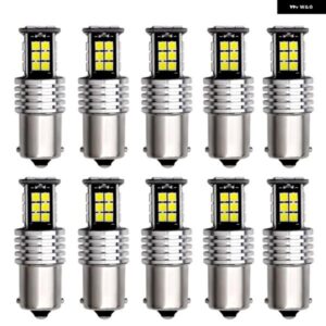 10個 S25 1156 BA15S P21W LEDライト 1157 BAY15D 3030 24SMD CANバス ウィンカーライト パーキング ライト バルブ ホワイト 12V