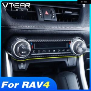 VTEAR トヨタ RAV4 インテリア モールディング カー エアコン パネル フレーム カバー トリム 車 装飾 アクセサリー 2020 2021 2022