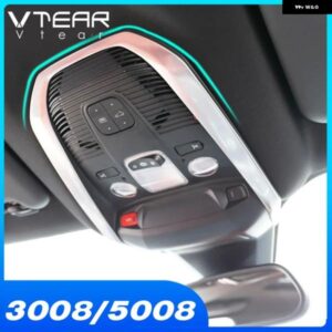 VTEAR プジョー 3008/GT 5008 GT 2021-2017 アクセサリー 読書灯 フレーム トリム カバー インテリア モールディング カー スタイリング デコレーション