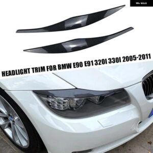 BMW アクセサリー 3シリーズ E90 E91 320I 330I ヘッドライト アイブロウ アイリッド 2005 - 11 セダン/ツーリング