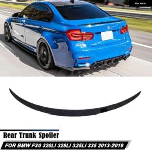 BMW 3シリーズ アクセサリー F30 320I 328I 335I トランク スポイラー 2013-2019 グロッシーブラック ウイン グリップ