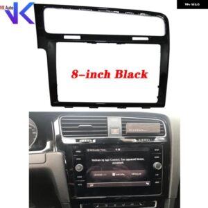 8インチ/9.2インチ ピアノブラック MIB ラジオ フレーム パネル プレート 装飾 フレーム VW ゴルフ 7 MK7 ゴルフ 7.5 MK7.5 MIB