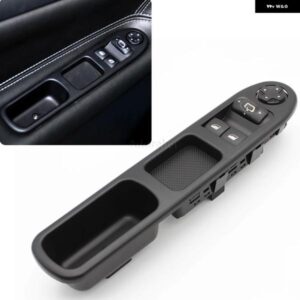 13ピンフロント左側マスターパワーウィンドウスイッチ プジョー 207 2007 - 2010 6554.QAウィンドウリフト コントロール ボタン