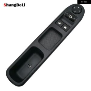 フロント左パワーウィンドウリフター コントロール スイッチ ボタン プジョー 307 2001- 2005 2006 2007 2008