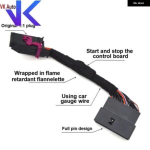 VW EVO ゴルフ MK8 自動ストップ 始動 モーター システム オフ デバイス コントロール センサー プラグ ストップ キャンセル