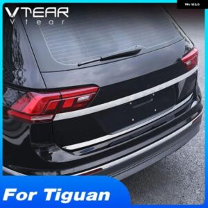 VTEAR VW TIGUAN 2020-2017 リアテール トランク ドア トリム 外装 モールディング ステンレス アクセサリー オートテールゲート