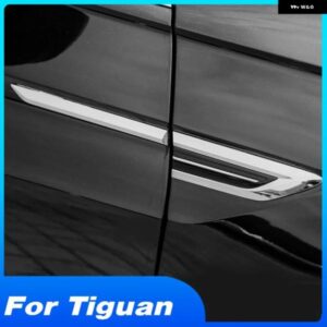 VTEAR VW TIGUAN MK2 2022-2017 アクセサリー 4モーションエンブレム ドアサイドエンブレム ABS ステッカー 外装 トリム カー スタイリング