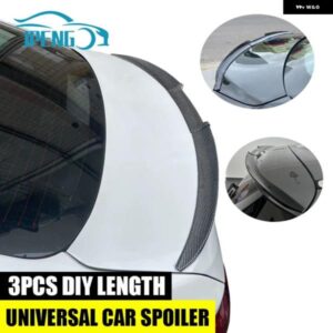 汎用 カースポイラー ルーフリアテールウィング トランク DIYリデコレーションオートレーシング プジョー 206 207クリオ4 マツダ CX5 アウディ A4 B8