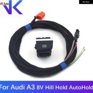 アウディ A3 8V LHD ヒルホールド オートホールドスイッチ ブレーキ ボタン ハーネス 白 赤ライトカラー 8V1 927 143 B 8V1927143B 8V1927143