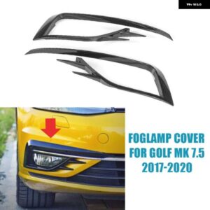 VW フォルクスワーゲン アクセサリー ゴルフ MK7.5 2017-2020 フロント フォグランプ ランプ アイブロウ フレーム ウインドゲージ アイリッドカバー トリム