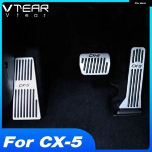マツダ CX5 CX-5 KF アクセサリー アクセル フットレスト ブレーキペダル アルミ製 オートペダル パッド 内装 カスタム 2017-2024
