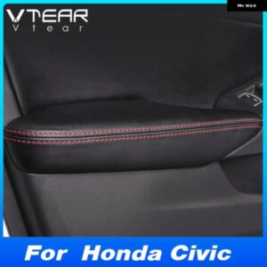11代目 ホンダ シビック FE 2022 2023 車内ドア トリム パネル アームレスト PUレザー カバー 車 装飾 アクセサリー