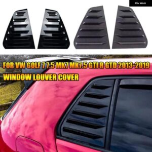 VW アクセサリー ゴルフ 7 7.5 MK7 MK7.5 GTI R GTD 2013-2019 車用 リアサイドウィンドウルーバー 通気口 フロントガラス 装飾 カバー