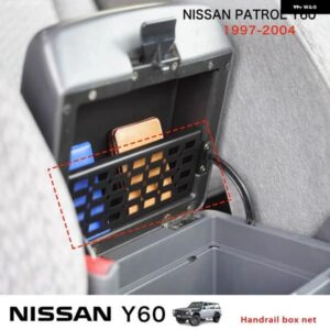 インテリア アクセサリー 日産 パトロール Y60 アームレスト ボックス カスタム Y60 アームレスト 収納 フェンス