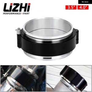 1ピース 3.5インチ 4.0インチ クランプ システム アセンブリ 排気Vバンドクランプ クイックリリース OD排気/インタークーラー パイプ /ターボ