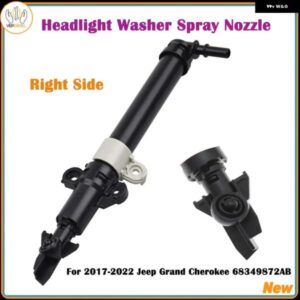 ヘッドライト ウォッシャースプレーノズル 右側 68349872AB 2016-2022 ジープ グランド チェロキー カーアクセサリー 1個