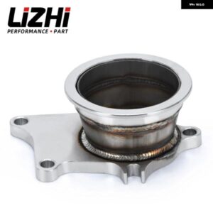 ステンレス 製ターボフランジ アダプター T3 T4 T04E GT35 GT3071R ターボ 5ボルト 3インチVバンドフランジ ターボアクセサリー LZ4825