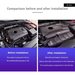 VW ゴルフ MK7 GTI/R32/ティグアン EA888 2.0 TFSI 1.8 TFSI 車 エンジン カバー プレート ダストカバー ガード ハイパワー 06K 103 925 A