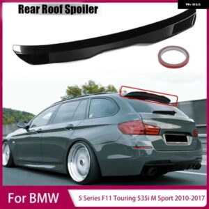 リアルーフリップスポイラー 車リア トランク スポイラー リップ ブーツ ウィン グリップ BMW 5シリーズ F11ツーリング535I Mスポーツ2010-2017 装飾