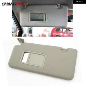車用左サン バイザー 日産 ティーダ 2005 - 10 内装 フロントガラス パネル サン バイザー 化粧鏡付き