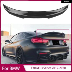 PSM スタイル カーリアスポイラー ウィング BMW F30 M3 3シリーズ 2012-2020 トランク リッド スプリッター トリム リップ テールゲート フラップ