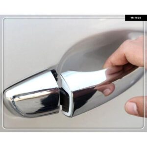 LHD プジョー 3008 5008 GT 2017-2023 508 2019-2023 クローム 外装 サイド ドアハンドル パネル カバー トリム カー スタイリング