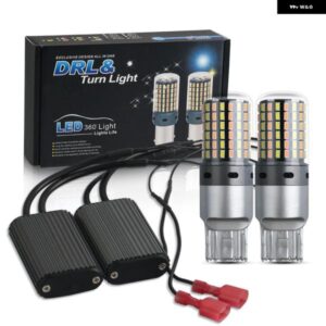 2個 DRL ウィンカー PY21W P21W LED 1156 BA15S BAU15S T20 7440 W21W WY21W デュアルモード デイタイム ランニングライト ホワイト アンバー