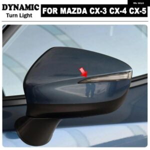 マツダ CX-3 CX3 2016 2017 2018 CX-4 CX4 CX-5 CX5 KE 2016 LED ダイナミックウィンカーライト サイドミラー インジケーター ウインカー 2個