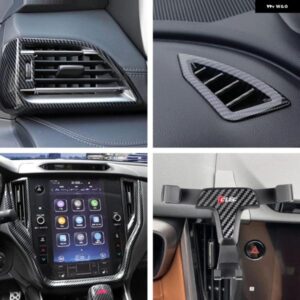 スバル アウトバック レガシィ 2020 - 24 2025 電話 ホルダー 上部サイド ミドル コンソール エアコン エア アウトレット ベントカバー トリム