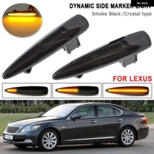 レクサス LED ダイナミックサイドマーカー ウィンカーライト シーケンシャル ウィンカーライト 2個 IS F LS460/460L 600HL LX570