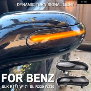 LEDダイナミックウィンカーライト インジケーター ベンツ SLK クラス R171 W171 2004-2008.12プレフェイスリフトSL クラス R230 W230 2002-2008.04