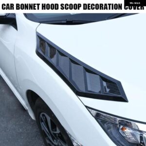 車用 ボンネット フードスクープデコレーションカバー ホンダ シビック ゴルフ MK7 BMW X5 E70 E87 三菱 アウトランダー シボレー クルーズ アウディ A6 C6