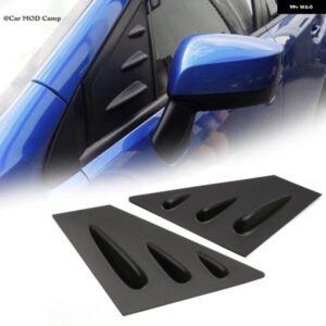 カーアクセサリー スバル WRX STI セダン 2015-2020 ABS フロントウィンドウルーバーシャ??ッターカバー トリム 2個