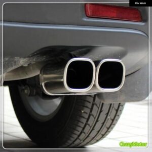 SUI SX4 S-CROSS 2014-2021 VITARA ESCUDO 2015-2021 ステンレス テールエンドチップ パイプ マフラーカーアクセサリー