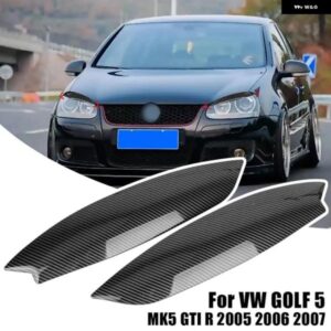 フォルクスワーゲン クローム ヘッドライト アイブロウ アイリッド トリム カバー 外装 アクセサリー 1ペア VW GOLF 5 MK5 GTI R 2005 2006 2007