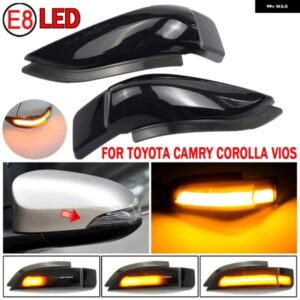 トヨタ アクア カローラ アクシオ フィールダー オーリス プレミオ アリオン プリウスC ヴィッツ LEDダイナミックウィンカーライト バックミラー