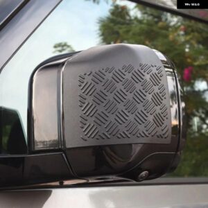 ランドローバー ディフェンダー 90 110 2020-2024 サイドミラー プロテクター カバー トリム 2個 マットブラック