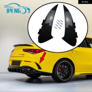 車用リア バンパー サイド カナード スプリッター メルセデス ベンツ アクセサリー CLA C クラス C118 CLA180 CLA35 CLA45 CLA200 CLA250 AMG 2020+