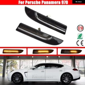 LEDサイド マーカーライト 矢印ウィンカー ブリンカー インジケーター ランプ ポルシェ パナメーラ 970 G1 2009-2016 97063103302