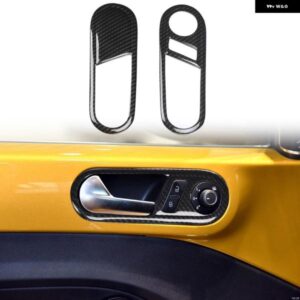 左ハンドル み VW フォルクスワーゲン ビートル A5 2012-2019 カーアクセサリー ABS カーボン 車 ドアハンドル ボウルカバー トリム 2個