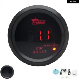 ドラゴンゲージバー 52MM ブーストターボゲージ デジタル レッドLED ブラックケース