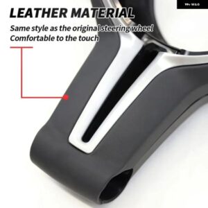 車用レザー ステアリングホイール カバー アップグレード キット M3 M6 550D 328M BMW F30 F10 F20 F48 1 2 3 4 5 6 7シリーズ 車内アクセサリー
