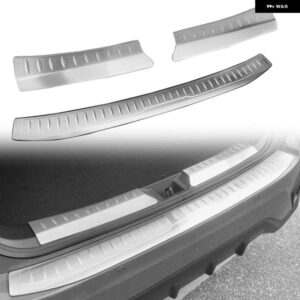 スバル クロストレック GU 2024 カーアクセサリー ステンレス インナー アウター リア バンパー プロテクト シル トランク プレートカバー 2個