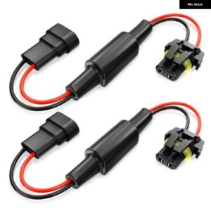 2個 H11 C15 モデル デコーダー 9006/HB4 H10/9145/9140 5202 PS24W H16 PS26 強化 LED DRL フォグライト CANBUS 負荷抵抗変換