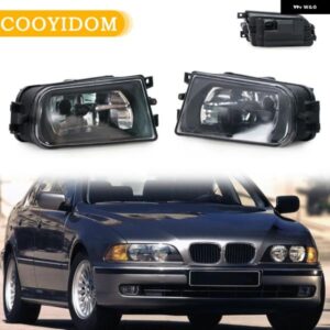 車用 フォグランプ フォグランプ BMW 5シリーズ E39 1995 1996- 2000 520 525 523 530 525LI 535 523LI ハウジング レンズ クリア 電球 付き